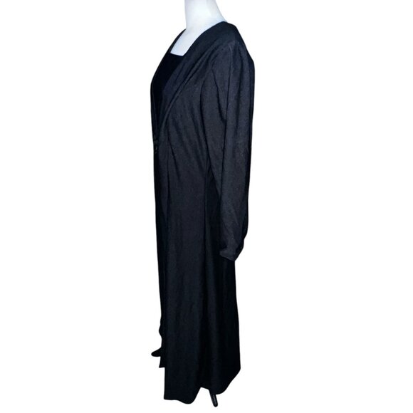 Southeastern Womens Black Long Sleeve Square Neck Dress Size 18 WomensMade In US - Picture 15 of 16